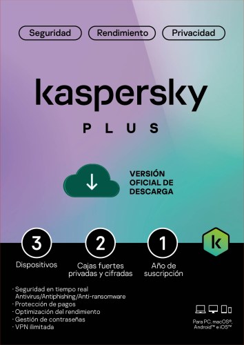 Kaspersky Plus 3dev 1año ESD esp